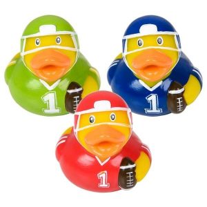 Football Rubber Duckies for Jeep Ducking | Pack of 12 Standard 2” DucksRubber Ducks