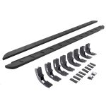 Go Rhino - 6341778020T - RB10 Running Boards With Mounting Brackets & 2 Pairs of Drop Steps Kit - Protective Bedliner Coating