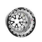 V-Series Drag Wheel Blk 15x14 5x4.75 BC 5.0 BS