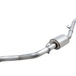 Vibrant Performance - 10538 - STREETPOWER Oval Muffler, 2.50 in. Inlet/Outlet (Dual In/Out) - 18.00 in. Body Length