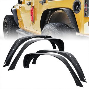 Grind Series Steel Fender Flare Kit for 07-18 Jeep Wrangler JK