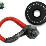 Soft Shackle Recovery Ring Combo Pack - 45,000 lb - Black Overland Vehicle Systems