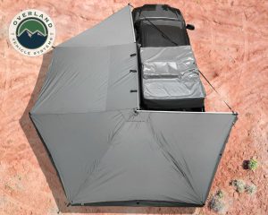 Nomadic Awning 270 Degree - Driver Side Dark Gray Overland Vehicle Systems