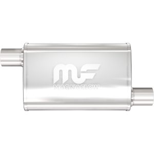 Stainless Steel Muffler 3in In/Out Offset/Offset