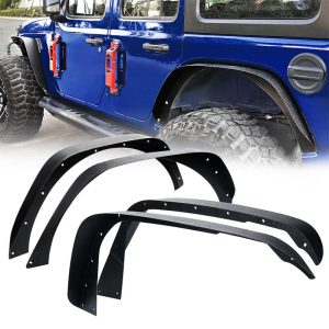 Grind Series Steel Fender Flare Kit for 2018-2024 Jeep Wrangler JL