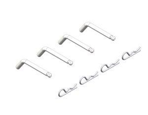 Husky Towing 31576 Base Rail Kit For Husky 31318 and 31326