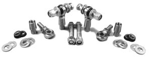 Steinjäger Heims, Nuts, Bungs, Spacers and Seals Rod End Kits 3/4-16 RH and LH Chrome Moly Housing, Nylon Race Fits 1.500 x 0.120 Tubing 4 Rod Ends