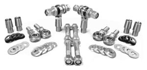 Steinjäger Heims, Nuts, Bungs, Spacers and Seals Rod End Kits 3/4-16 RH and LH Chrome Moly Housing, Nylon Race Fits 1.500 x 0.250 Tubing 6 Rod Ends