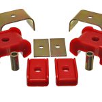 Sway Bar End Link; Red; Full Size Truck Style; Grommets Only; ID 7/16 in.; Nipple OD 7/8 in.; OD 1.25 in.; Overall Length .75in.; 4 pc.;