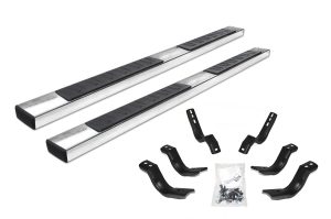 Go Rhino 6862404587PS - 6" OE Xtreme II SideSteps With Mounting Bracket Kit - Polished Stainless Steel