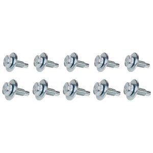 Body Bolt 3/4in 10pk Silver