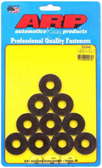 Black Washers - .471 ID x 1.300 OD (10)