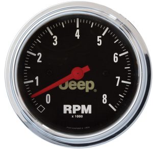 3-3/8 8000 RPM Tach - Jeep Series