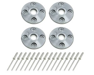 Scuff Plate Plastic 4pk Silver