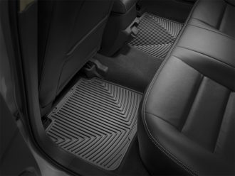 All Weather Floor Mats; Black; Rear;