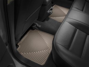 All Weather Floor Mats; Tan; Rear;