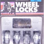 Wheel Locks 5Pcs. 18- Jeep JL 14mm x 1.5 Black