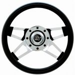 Formula 1 Steering Wheel D-Shaped Black