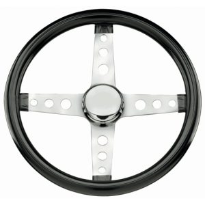 Classic Steering Wheel Black Vinyl