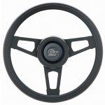 Classic Series Blk Wheel Jeep Logo/Install Kit