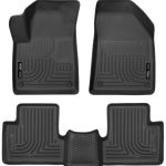 Front & 2nd Seat Floor Liners Black