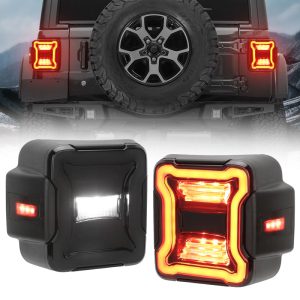 New Version LED Tail Lights For Jeep Wrangler JL JLU 2018+