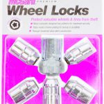 Wheel Lock System 1/2in Acorn Black 20pk