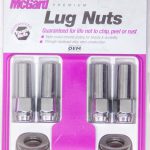 Lug Nuts 1/2-20 4 Pack Bulge Cone Seat Black
