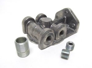 Oil Filter Mount  3/4in- 16  Ports: 1/4in NPT