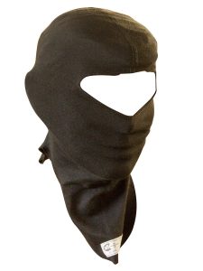 Head Sock Black Youth 1 Layer Single Eye Port