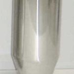 Exhaust Tip 4in x 6in 12in L Polished Bolt-on