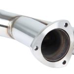 1999-2007 Ford Super Duty heavy duty lower steering shaft. Connects from factory steering column to the stock steering box. Includes two heavy duty billet steel universal joints with a telescopic shaft. Fits F250; F350; F450; F550.