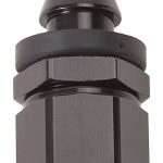 #10 45 Deg Hose End Black