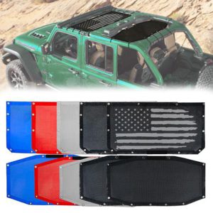 Jeep Bikini Mesh Sun Shade Top for 2018-Later Wrangler JL JLU 4 Door