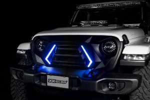 XK Glow XKCHROME LED Grill Kit  - JL/JT