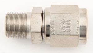 #4 Stl Str Fem to 1/8in NPT Swivel Adapter