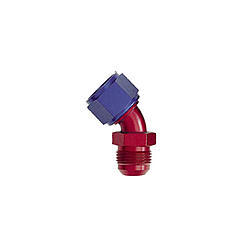 #6 45 Deg Fem Swivel to Male Flare Adapter