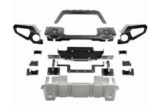 Rugged Ridge Venator Front Bumper w/ Overrider and Winch Tray  - JT/JL