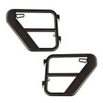 Go Rhino Trailline Front Tubular Doors - Textured Black - JT / JL