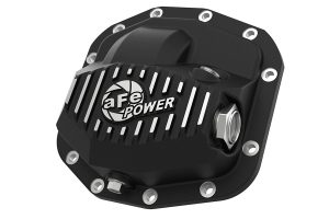 AFE Power Street Series Rear Differential Cover Black w/ Machined Fins, M186-12 - JL
