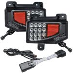 Quake LED 6in x 8in 25w Tail Lights Smoked Lens - JK