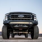 52.0 Inch LED Light Bar Double Row Curved Chrome Series Combo Flood/Beam 300W DT Harness 27,000 Lumens Southern Truck Lifts