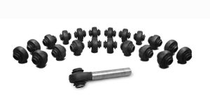 Steinjäger 1.000 Bore Rod Ends Rubber Boots to fit over high misalignment inserts Bulk Packaging 20 Pack