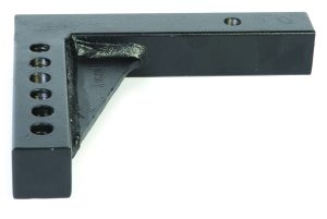 Husky Towing 30857 2 Inch Square 10 Inch Shank Length 7-1/2 Inch Rise 9-1/2 Inch Drop