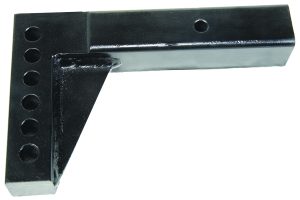 Husky Towing 32459 2-1/2 x 2 Inch Square 10 Inch Length Shank 4-1/4 Inch Rise 6-3/4 Inch Drop