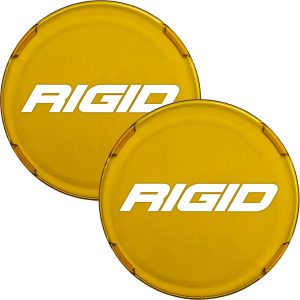 RIGID Industries 363662 Light Cover For 360-Series 6 Inch LED Lights, Amber, Pair