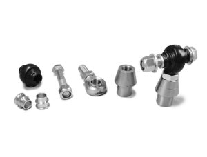 Steinjäger Heims, Nuts, Bungs, Inserts and Boots Rod End Kits 5/8-18 RH and LH Chrome Moly Housing, Nylon Race Fits 1.250 x 0.120 Tubing 2 Rod Ends