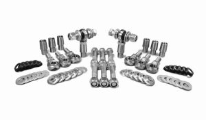 Steinjäger Heims, Nuts, Bungs, Spacers and Seals Rod End Kits 5/8-18 RH and LH Steel Housing, PTFE Race Fits 1.250 x 0.120 Tubing 8 Rod Ends