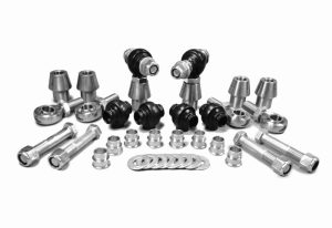 Steinjäger Heims, Nuts, Bungs, Inserts and Boots Rod End Kits 3/4-16 RH and LH Chrome Moly Housing, Nylon Race Fits 1.500 x 0.250 Tubing 6 Rod Ends