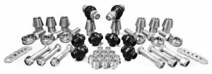 Steinjäger Heims, Nuts, Bungs, Inserts and Boots Rod End Kits 5/8-18 RH and LH Chrome Moly Housing, Nylon Race Fits 1.250 x 0.120 Tubing 8 Rod Ends